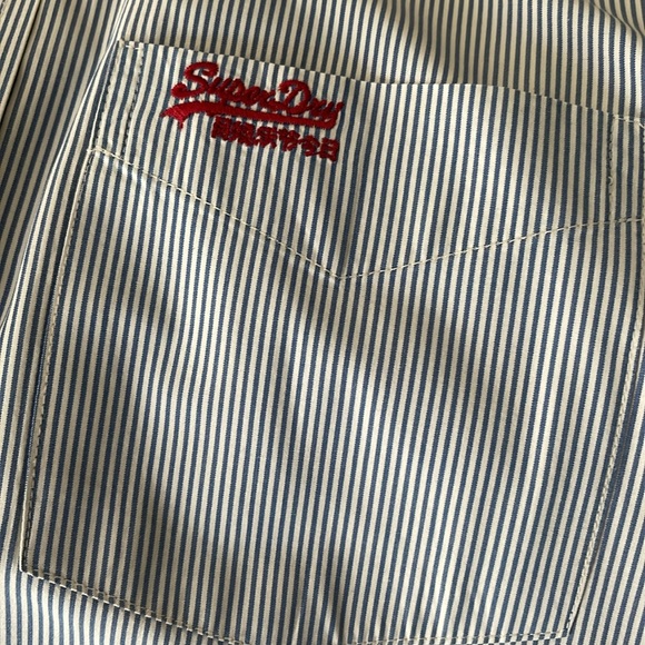 Blue, Oxford, striped shirt - Picture 7 of 8